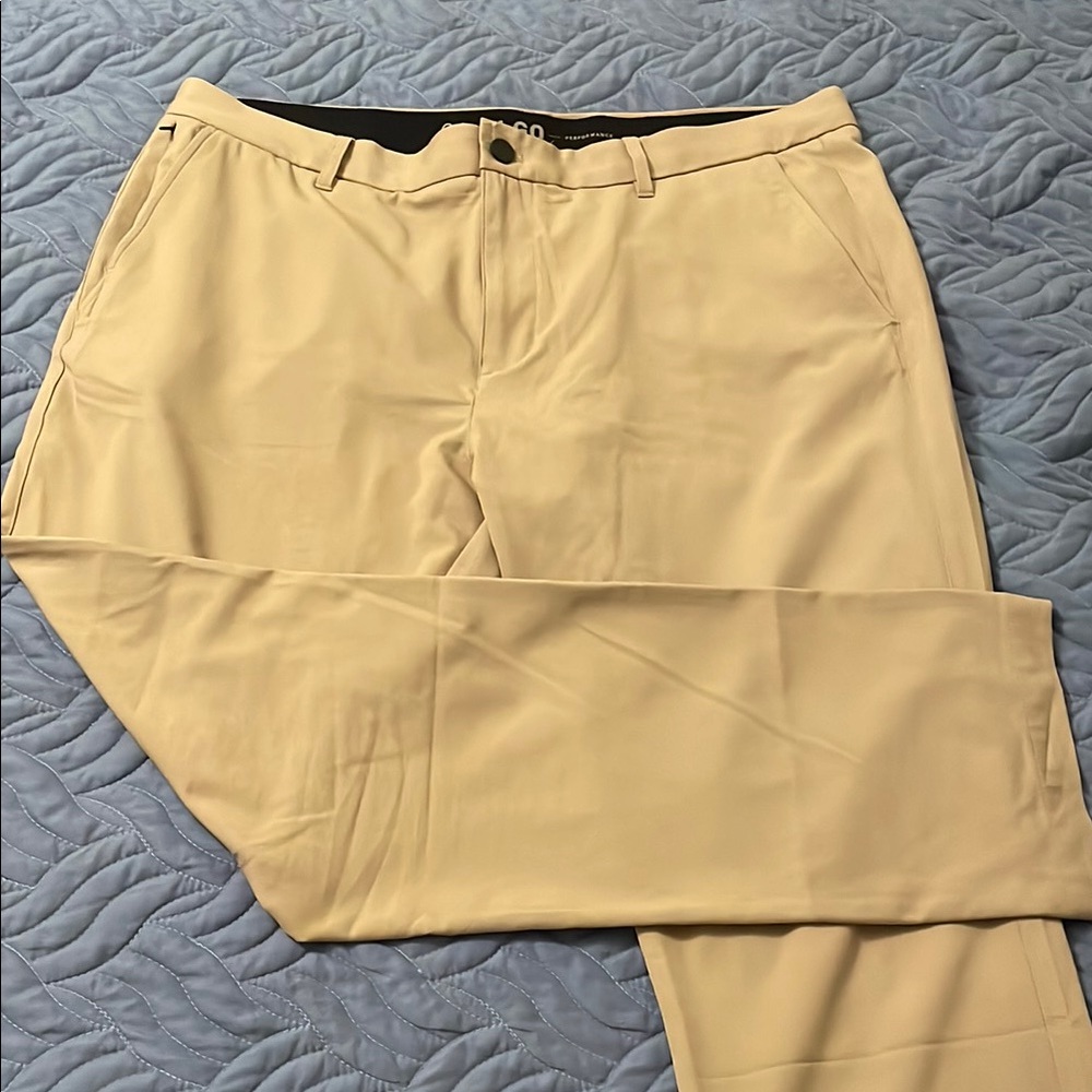 Men's Tan Golf Pants